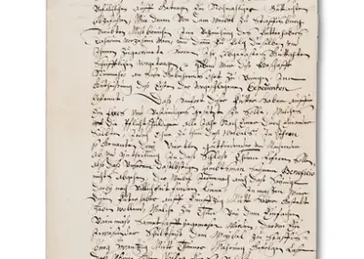 Antikes handgeschriebenes Dokument mit kunstvoller Schrift und Siegel aus dem Jahr 1619, zeigt historische Rechtsverordnung.
